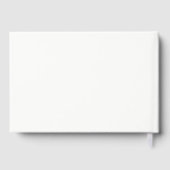 Pastel Watercolor Bloemen Bruiloft Gastenboek (Achterkant)