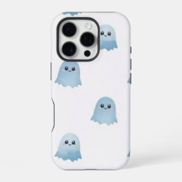 Pastel Watercolor Boo Ghost iPhone Case iPhone 16 Pro Hoesje