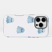 Pastel Watercolor Boo Ghost iPhone Case iPhone Hoesje (Achterkant horizontaal)