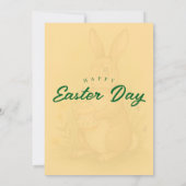 Pastel Watercolor Bunny Easter Egg Hunt Brunch  Kaart (Achterkant)