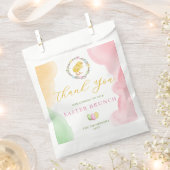 Pastel Watercolor Chick Easter Brunch Thank You Bedankzakje (Geknipt)