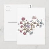 Pastel Watercolor Dopamine Molecule Neurodivregent Briefkaart (Voorkant / Achterkant)