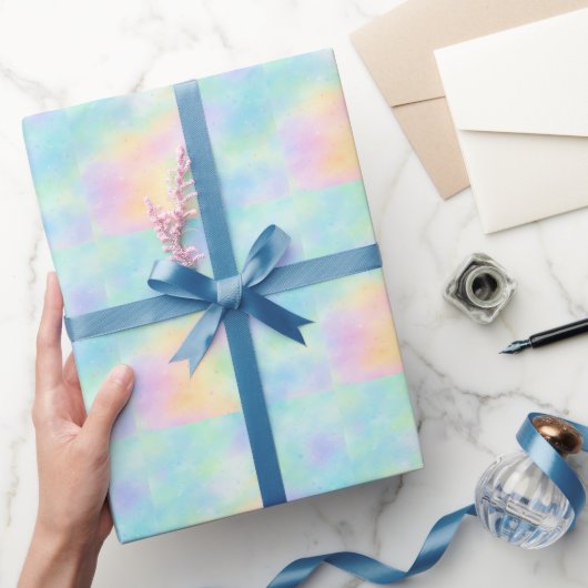 Pastel Watercolor Dream – Soft Rainbow Gradient  Cadeaupapier (Geschenken)