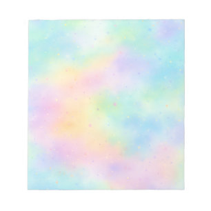 Pastel Watercolor Droom – Zachte Regenboog Gradiën Notitieblok