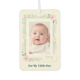 Pastel Watercolor Floral Empty Photo Frame Luchtverfrisser