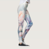 Pastel Watercolor Floral Leggings (Rechts)