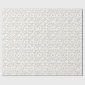 Pastel Watercolor flowers Roll Cadeaupapier (Vlak)