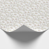 Pastel Watercolor flowers Roll Cadeaupapier (Hoek)