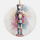 Pastel Watercolor Holiday Ornament – Nutcracker (Achterkant)