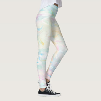 Pastel Watercolor Kunst Abstracte Vrouwelijke Legg Leggings