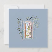 Pastel Watercolor Mediterraan Save The Date (Achterkant)