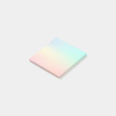 Pastel Watercolor Minimal Stijlvol Post-it® Notes (Schuin)