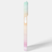 Pastel Watercolor Persoonlijke iPhone Hoes (Achterkant / Rechts)