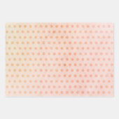 Pastel Watercolor Roze Gouden Hart Inpakpapier Vel (Voorkant 2)