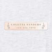 Pastel Watercolor Trio Strijklabels Labels (Design 1)
