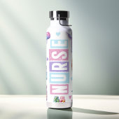 Pastel Watercolor Verpleegster Waterfles