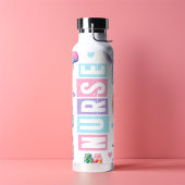 Pastel Watercolor Verpleegster Waterfles