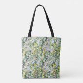Pastel Watercolor Weide Boodschappentas Tote Bag (Achterkant)