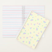 Pastel Watermeloen Geel Notitieboek (Binnen)