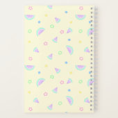 Pastel Watermeloen Geel Notitieboek (Achterkant)
