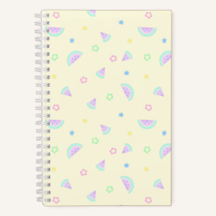 Pastel Watermeloen Geel Notitieboek
