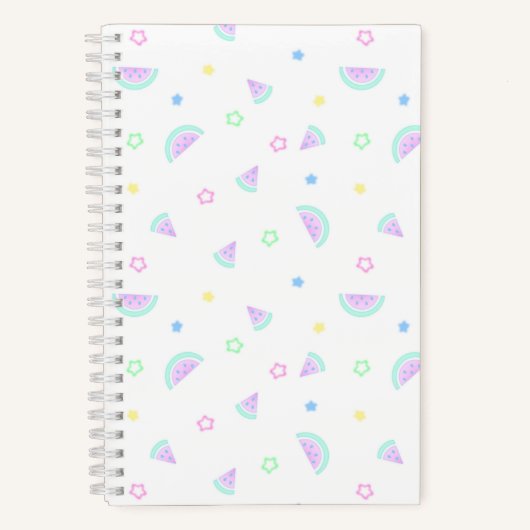 Pastel Watermeloen Notitieboek (Voorkant)