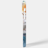 PASTEL WATERVERF 3-D LOOK ROZEN Case-Mate iPhone CASE (Achterkant / Links)