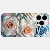 PASTEL WATERVERF 3-D LOOK ROZEN Case-Mate iPhone CASE (Achterkant (horizontaal))
