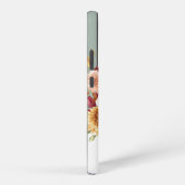  pastel Waterverf, 3-foto's w / naam Samsung Galaxy Hoesje (Rechterkant)