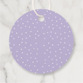 Pastel Waterverf Aangepaste verjaardag donut Bedankjes Labels (Achterkant)