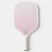 Pastel Waterverf Abstract gepersonaliseerd Pickleball Paddle (Achterkant)