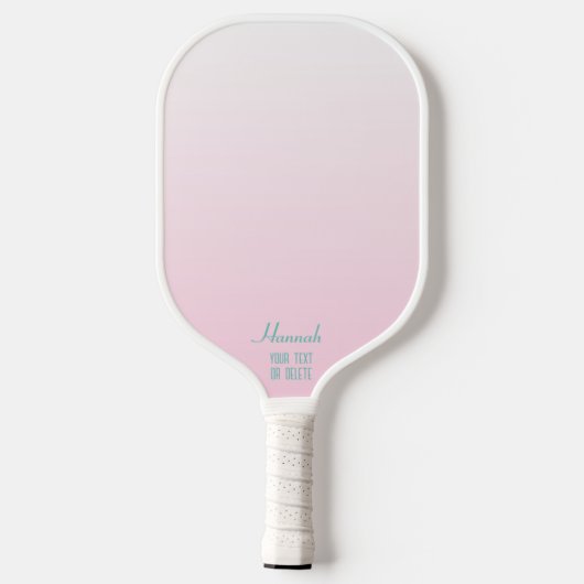 Pastel Waterverf Abstract gepersonaliseerd Pickleball Paddle (Achterkant)