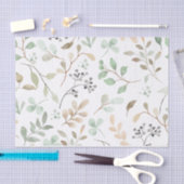 Pastel Waterverf bladeren en bessen Natuur Tissuepapier (Craft)