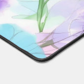 Pastel Waterverf Bloem Bureaumat (Hoek)