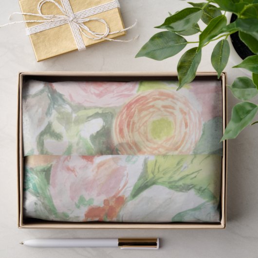 Pastel Waterverf Bloem Papier (Geschenk)