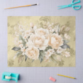 Pastel Waterverf Bloemen Boeketten Decoupage Tissuepapier (Craft)