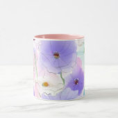 Pastel Waterverf Bloemen Combo Mok (Midden)