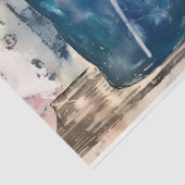 Pastel Waterverf Bloemen in Flessen Decoupage Tissuepapier (Detail)