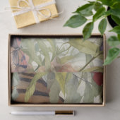 Pastel Waterverf Bloemen Tijger Decoupage Tissuepapier (Geschenk)