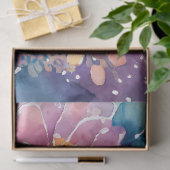 Pastel Waterverf Bloemen Tissuepapier (Geschenk)