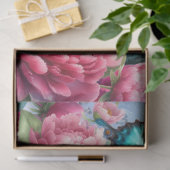 Pastel Waterverf Bloemen & Vlinders Decoupage Tissuepapier (Geschenk)