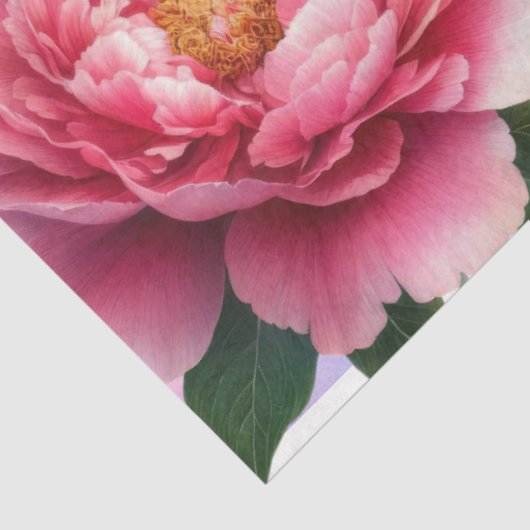 Pastel Waterverf Bloemen & Vlinders Decoupage Tissuepapier (Detail)