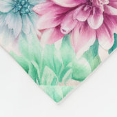  pastel Waterverf bloemig Fleece Deken (Hoek)