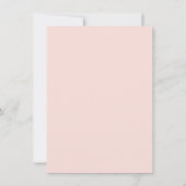 Pastel Waterverf Bloemige Abstracte Vormen Bruilof Save The Date (Achterkant)