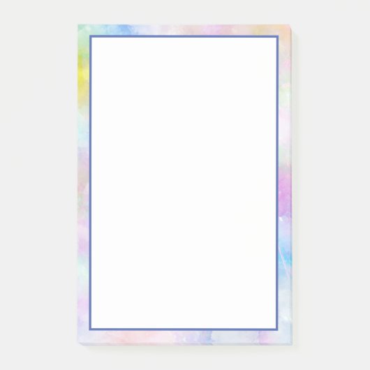 Pastel Waterverf Border Post-it® Notes (Voorkant)