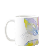 Pastel Waterverf Botanische Bladeren Illustratie