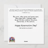 Pastel Waterverf Bunny Paasthee Party Feestdagenkaart (Achterkant)