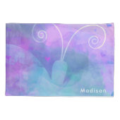 Pastel Waterverf Butterfly - Aangepast Kussensloop (Achterkant)