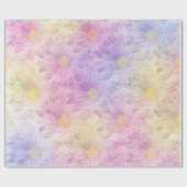 Pastel Waterverf Daisies Cadeaupapier (Vlak)