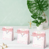 Pastel waterverf Dreamcatcher baby shower Bedankdoosjes